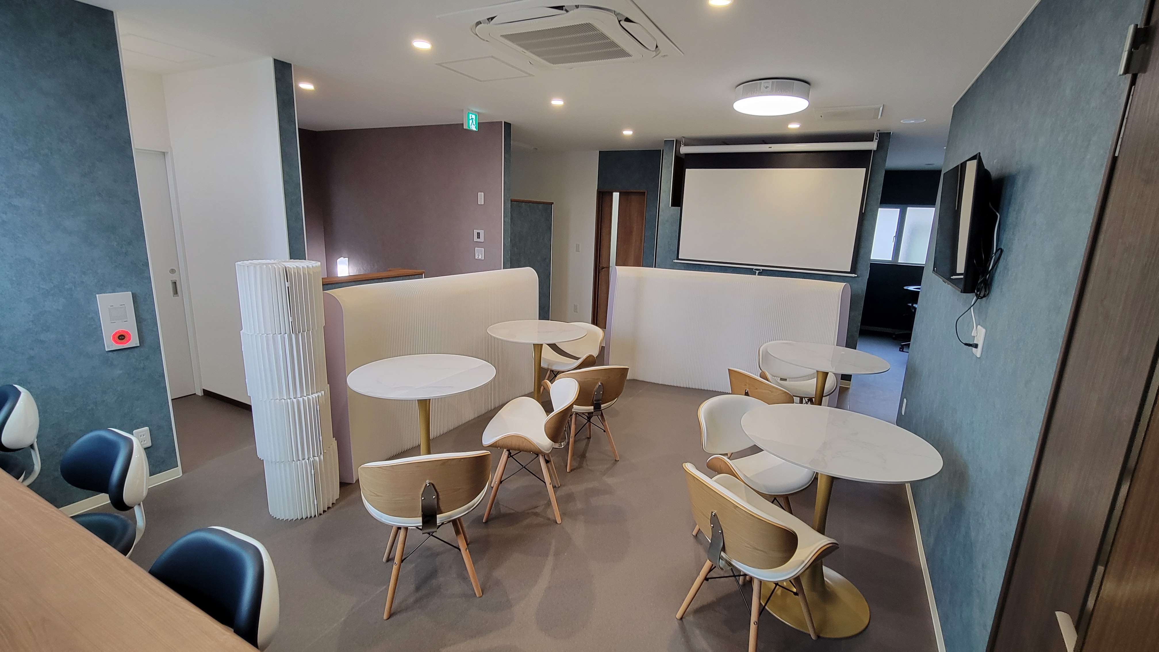 Ha-Milデンタルクリニック盛岡に併設されたカフェ・多目的スペース