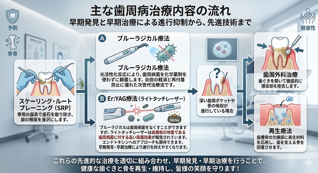 歯周病治療の流れ